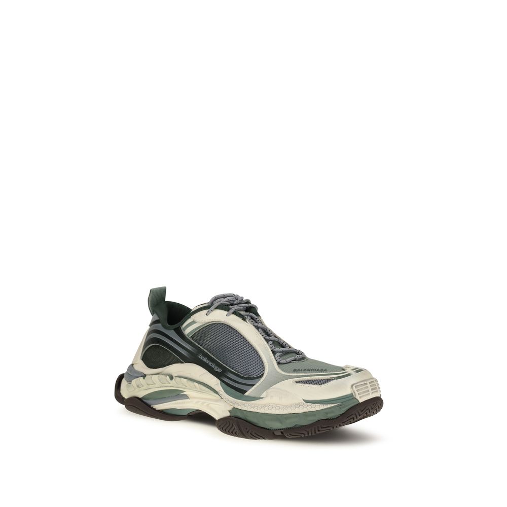 Zweifarbige Sneaker aus Polyethylen im Athletic-Stil