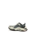 Zweifarbige Sneaker aus Polyethylen im Athletic-Stil