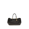 Balenciaga Schwarze Schultertasche aus Kalbsleder