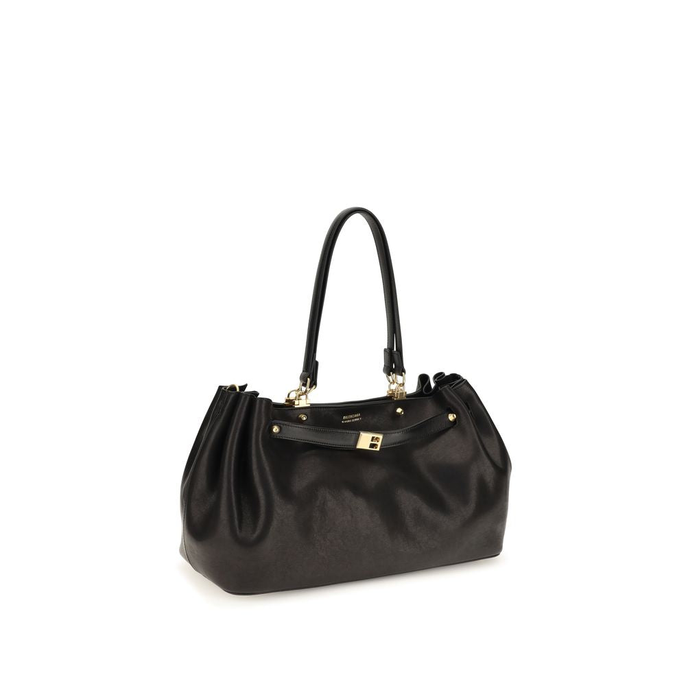 Balenciaga Schwarze Schultertasche aus Kalbsleder