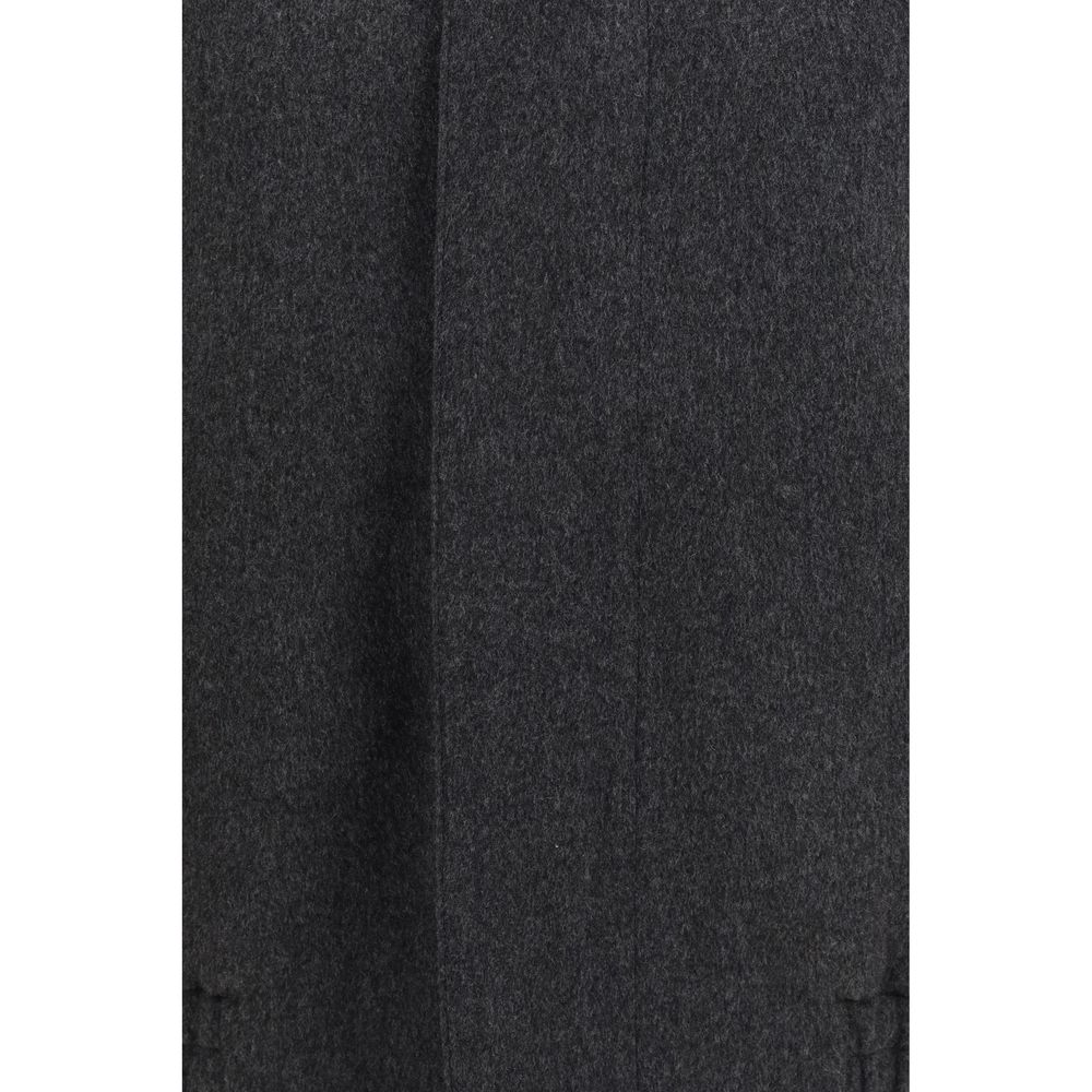 Lardini Graue Bomberjacke aus Wolle