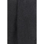 Lardini Graue Bomberjacke aus Wolle