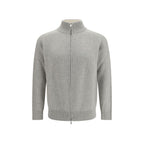 Lardini Grauer Pullover aus Wolle