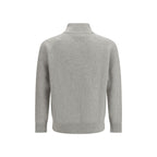Lardini Grauer Pullover aus Wolle