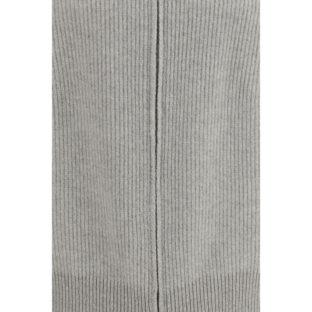 Lardini Grauer Pullover aus Wolle