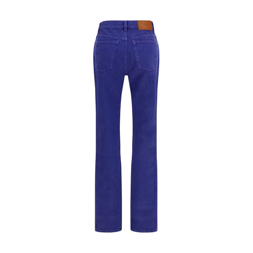 Chloé Blaue Straight-Leg-Jeans