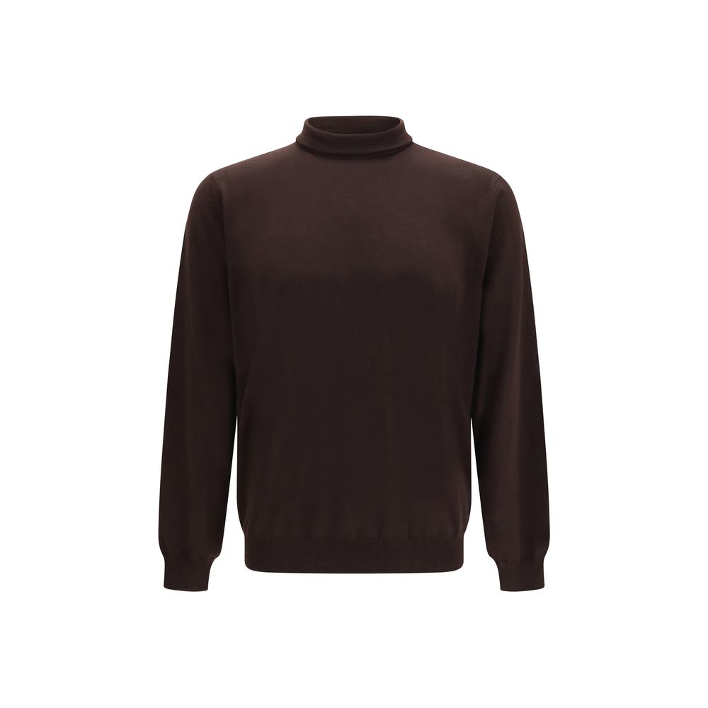 Lardini Brauner Pullover aus Wolle
