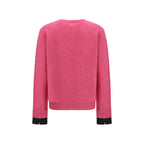 Mehrfarbiger Pullover aus Wolle
