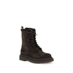 Schwarze Schnürstiefel aus Kalbsleder