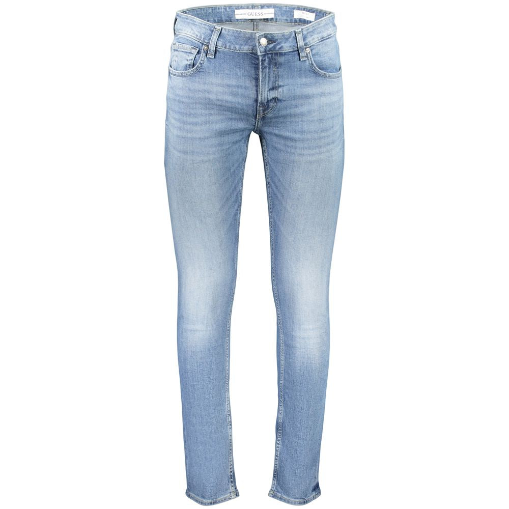 Blaue Skinny-Jeans