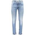 Blaue Skinny-Jeans