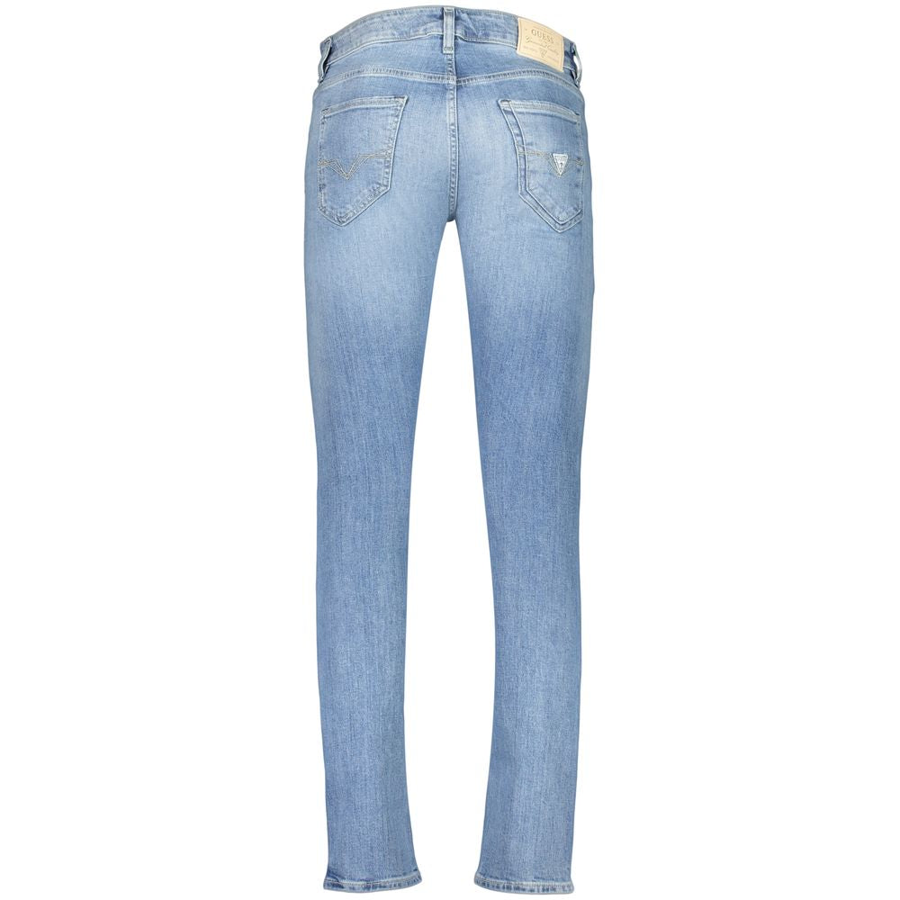 Blaue Skinny-Jeans