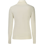 Weißer Rollkragenpullover
