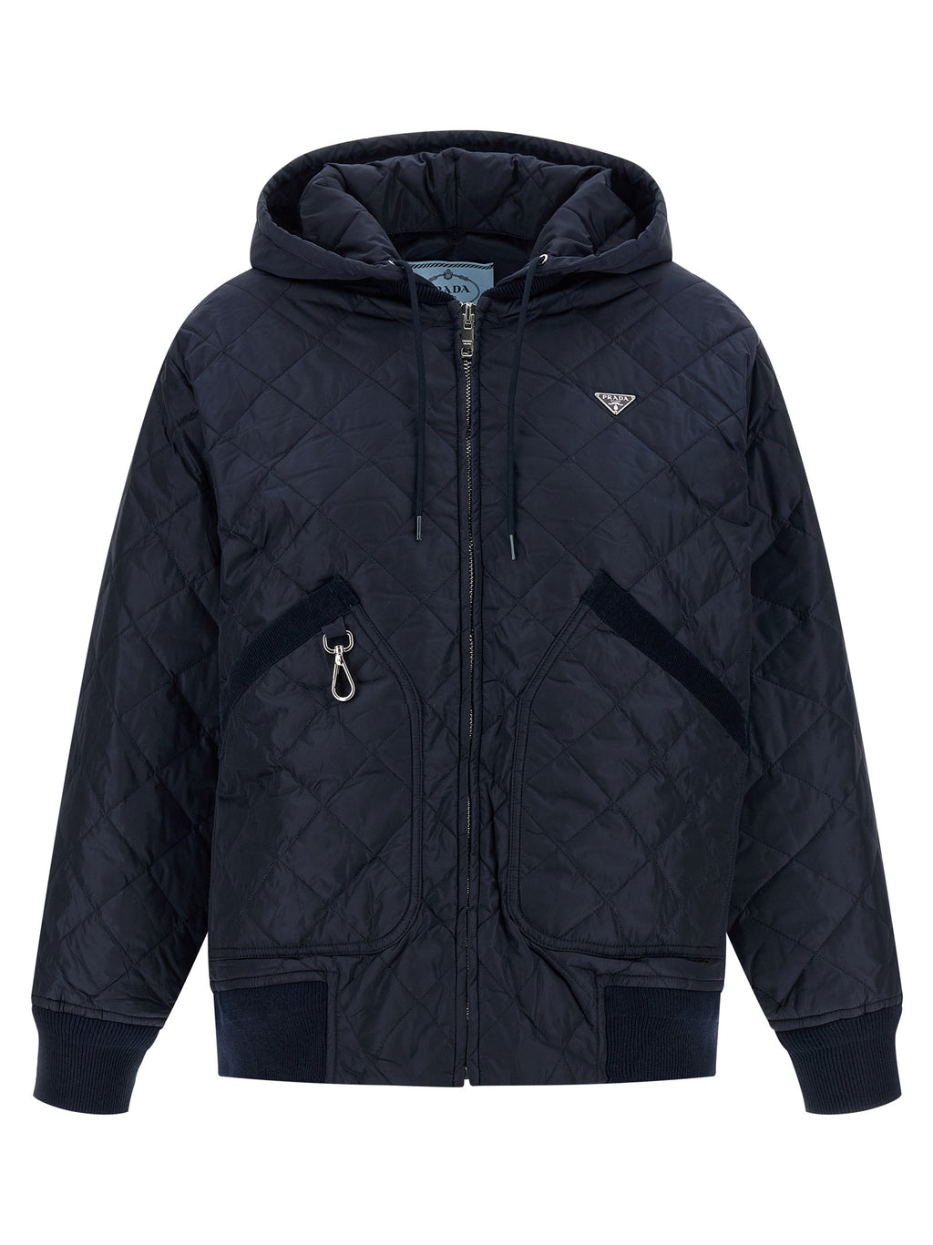 Blaue Bomberjacke