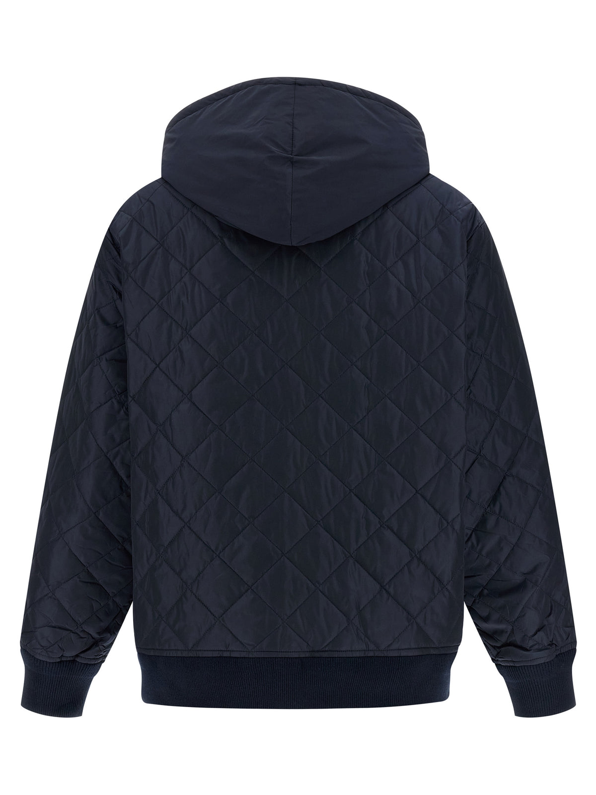 Blaue Bomberjacke