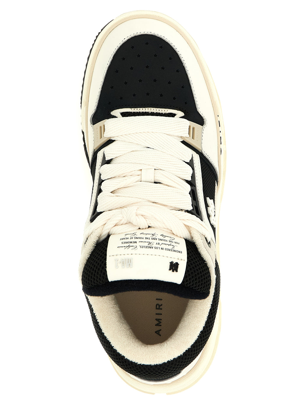 Amiri Zweifarbige Sneaker aus Kalbsleder