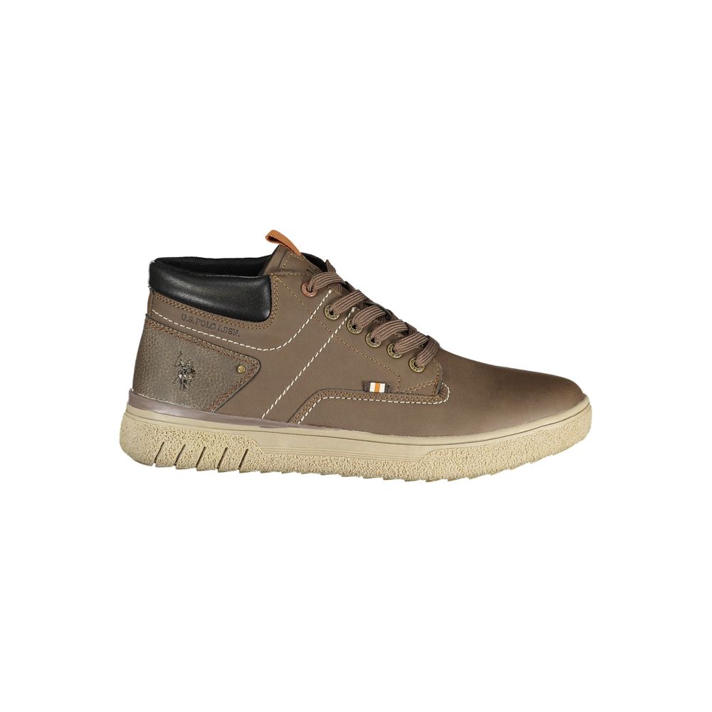 U.S. POLO ASSN. Braune Schnürstiefel
