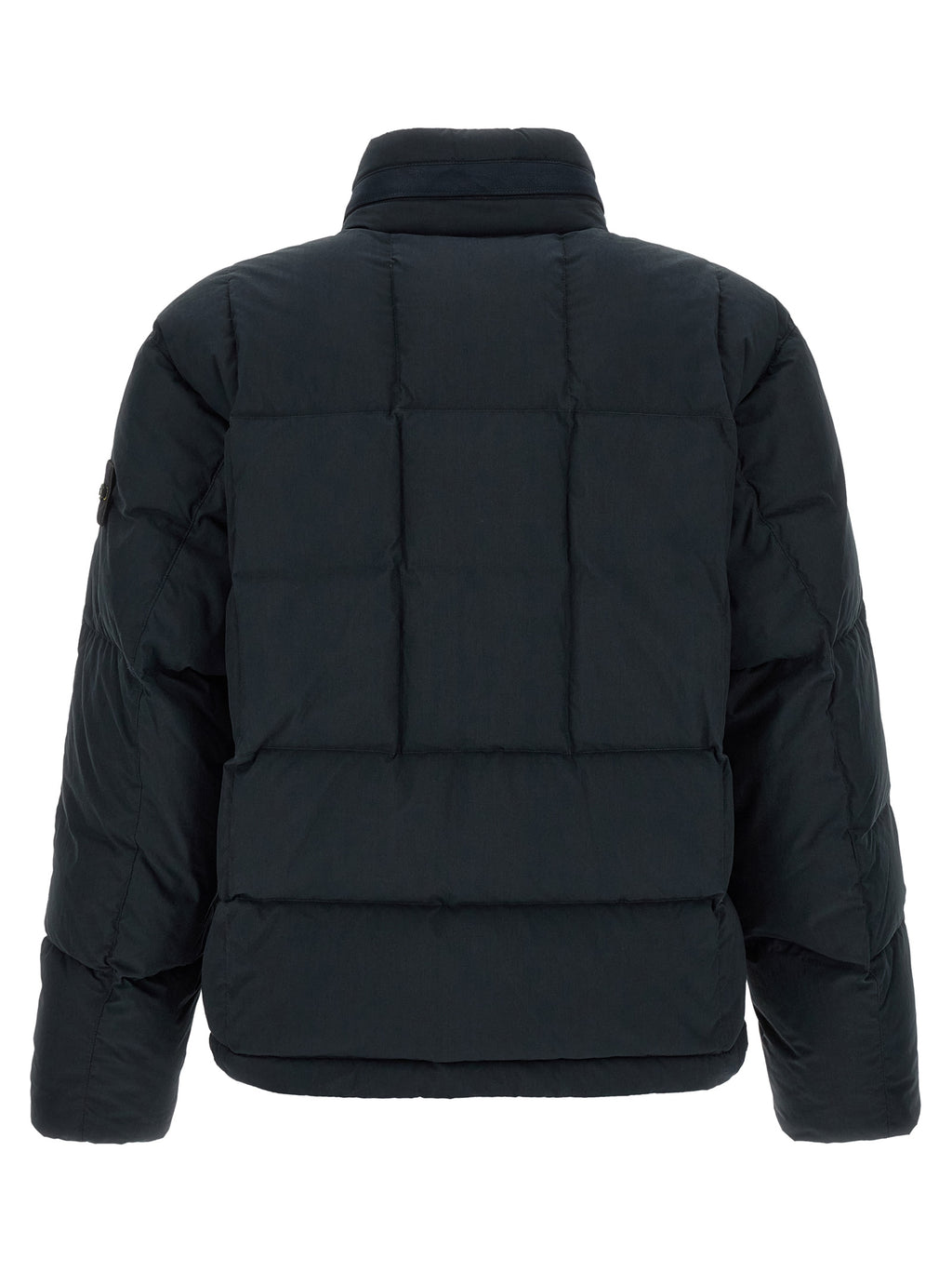 Stone Island Blaue lange Jacke