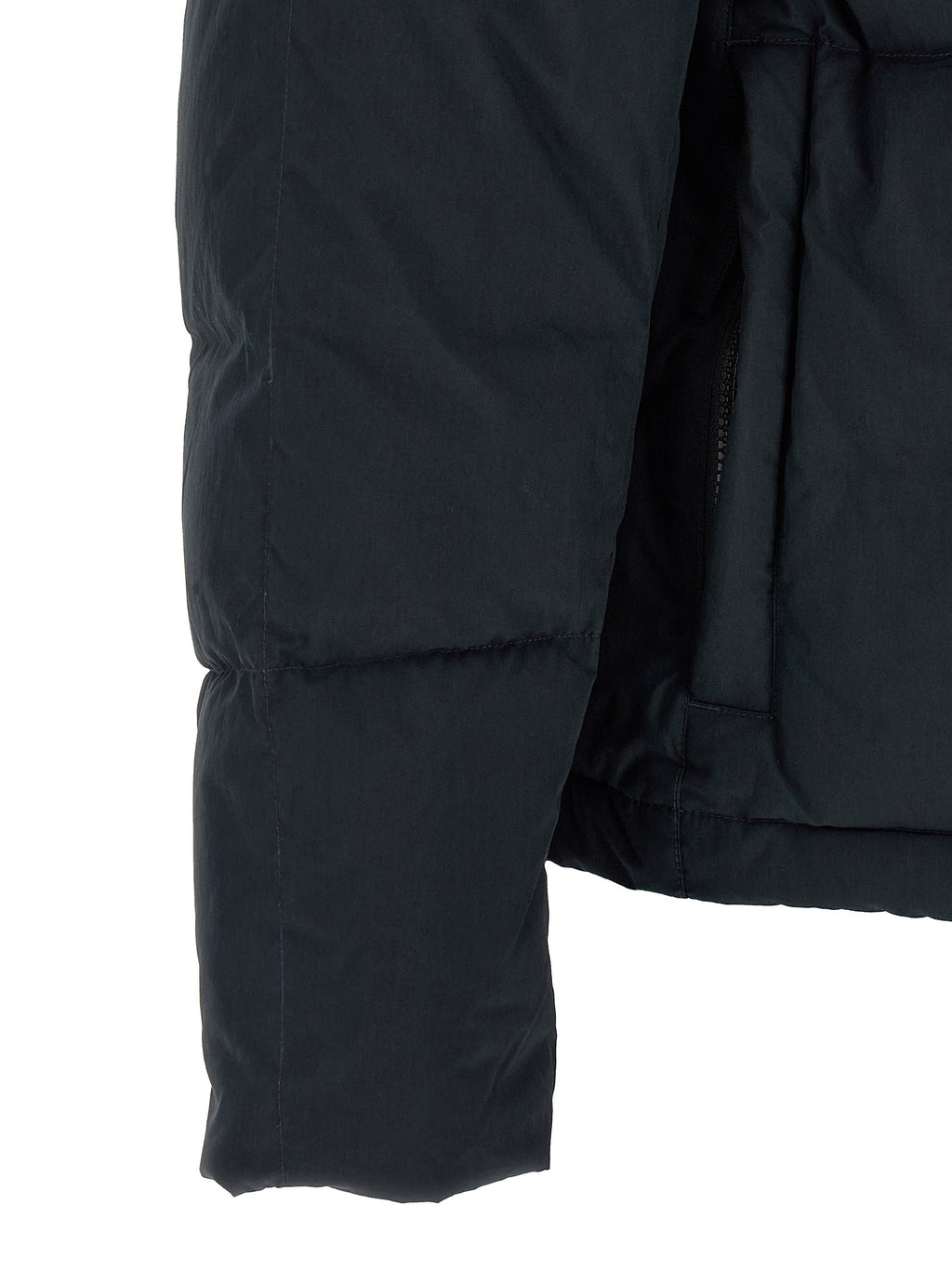 Stone Island Blaue lange Jacke