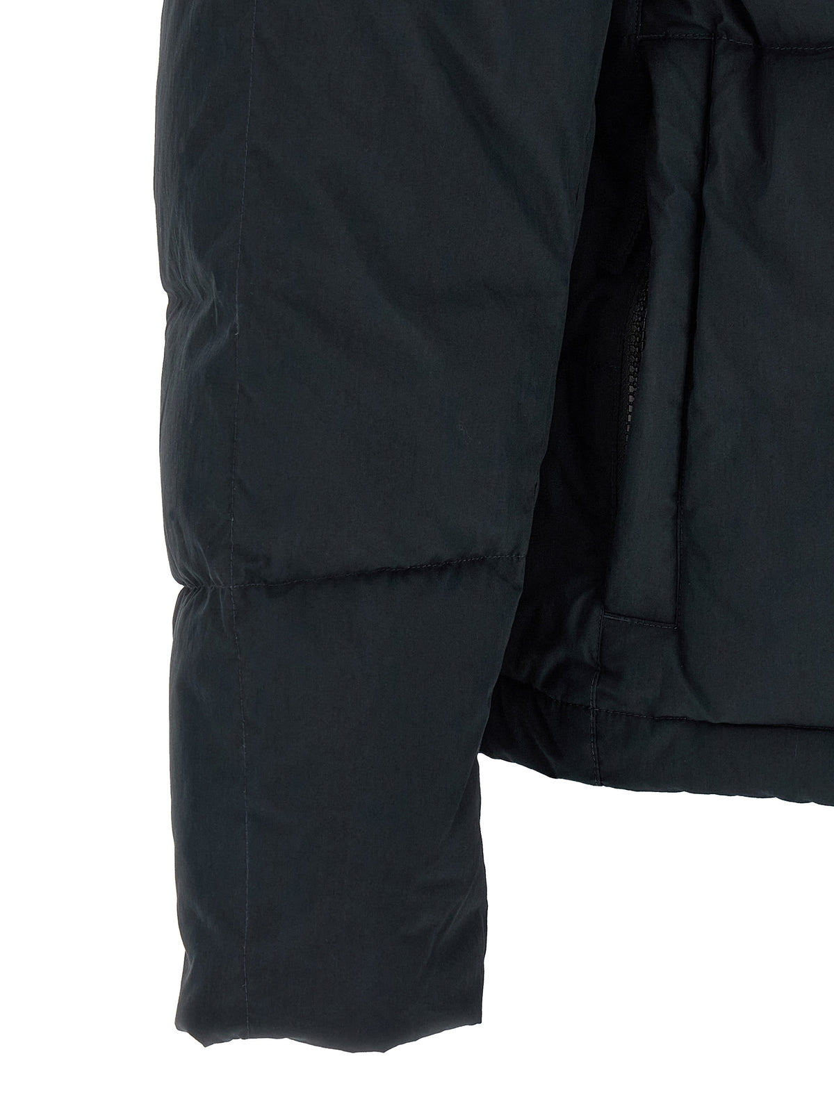 Stone Island Blaue lange Jacke