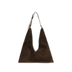 Moschino Braune Schultertasche aus Kalbsleder