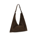 Moschino Braune Schultertasche aus Kalbsleder