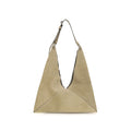 Moschino Beige Schultertasche aus Wildleder