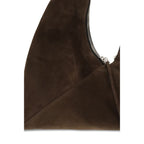 Moschino Braune Schultertasche aus Kalbsleder