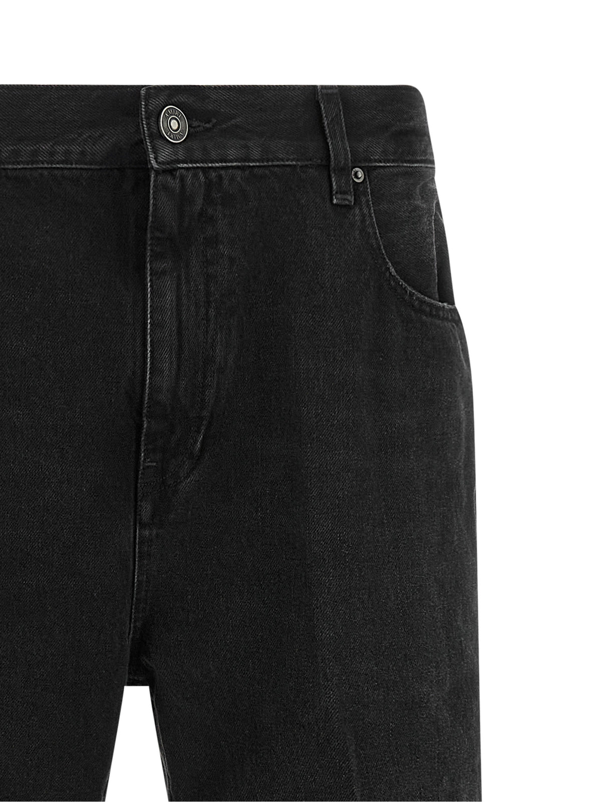 Amiri Schwarze Schlagjeans
