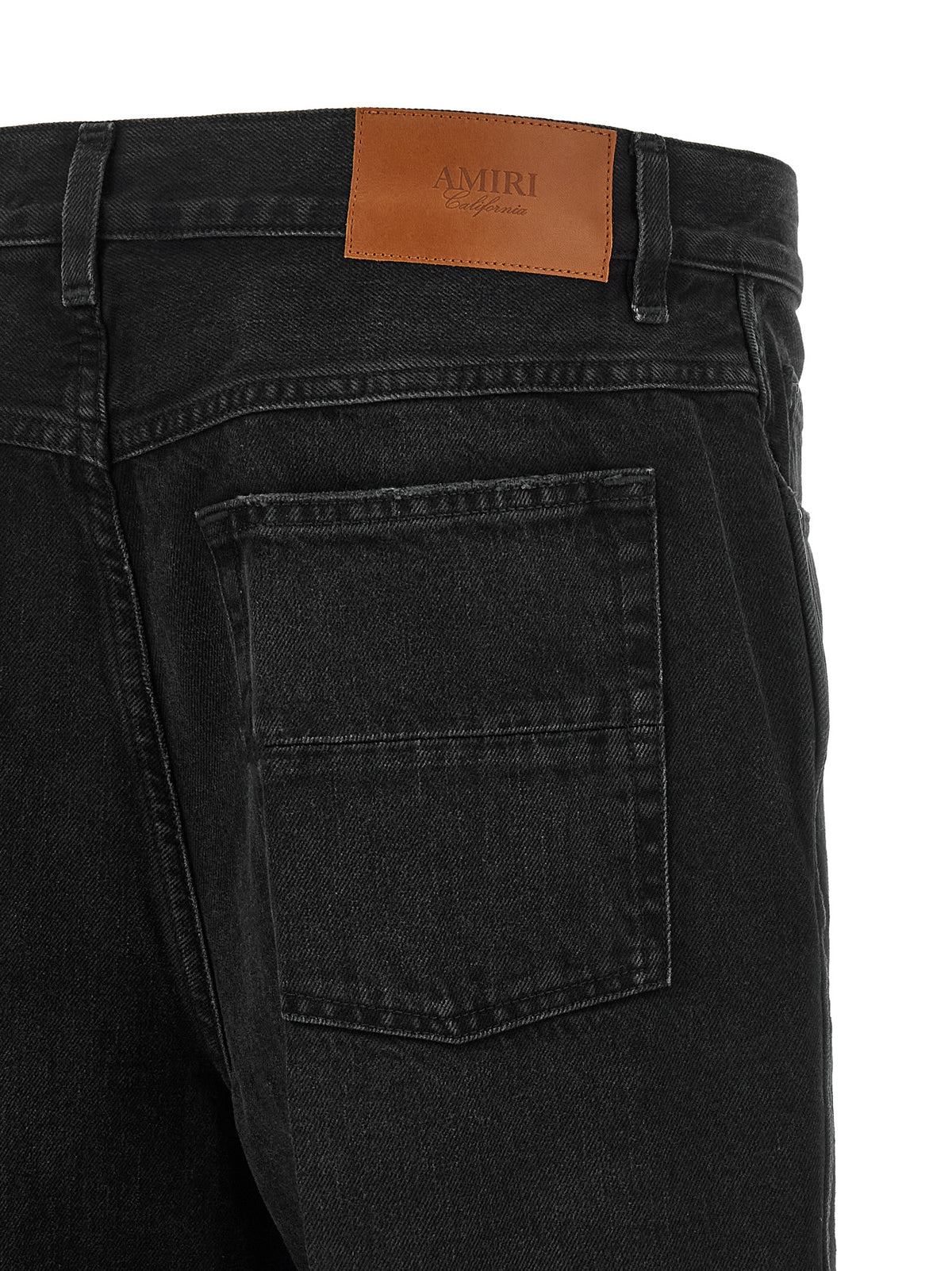 Amiri Schwarze Schlagjeans