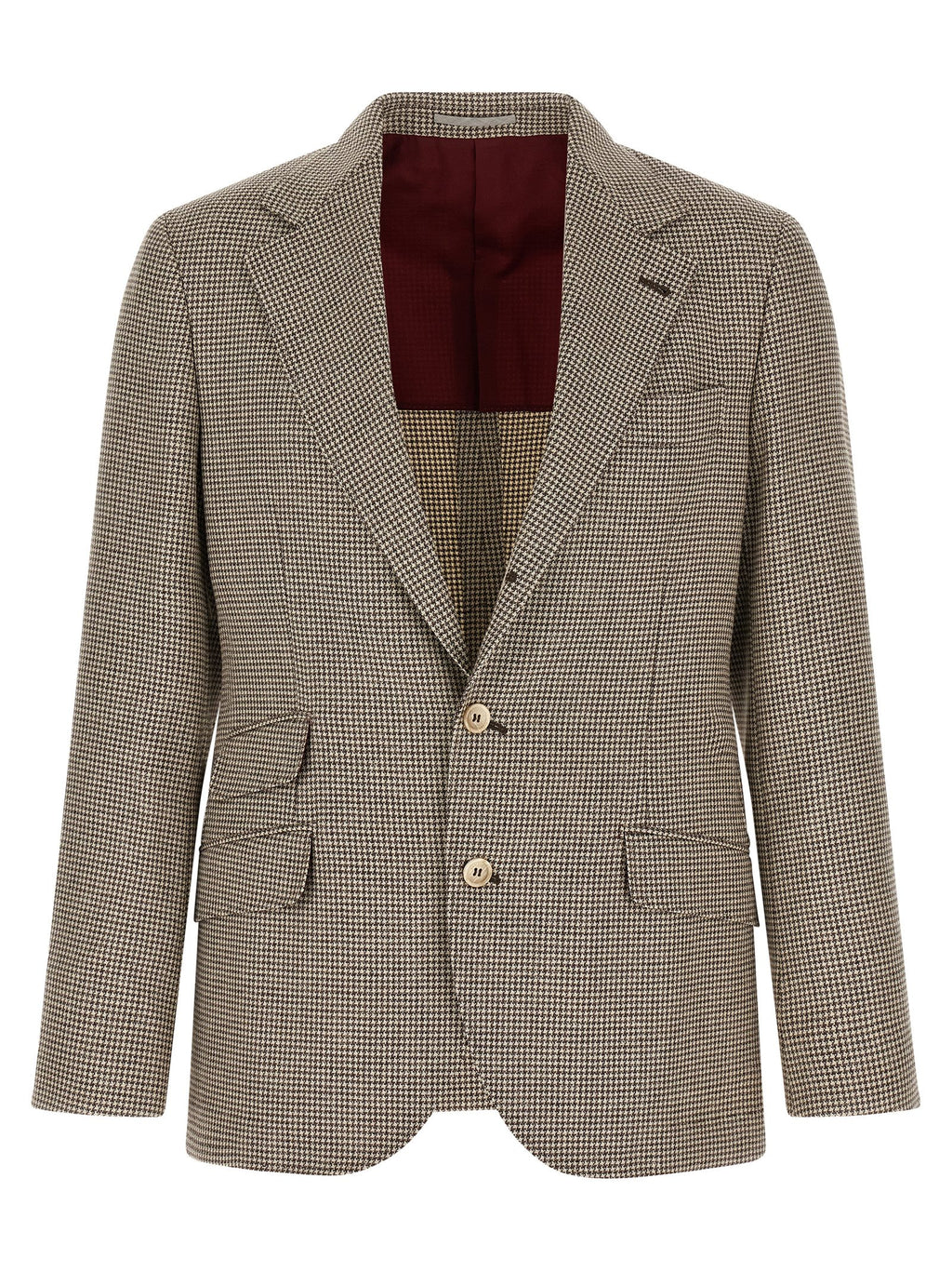 Brunello Cucinelli Grauer Blazer aus Wolle