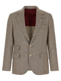 Brunello Cucinelli Grauer Blazer aus Wolle
