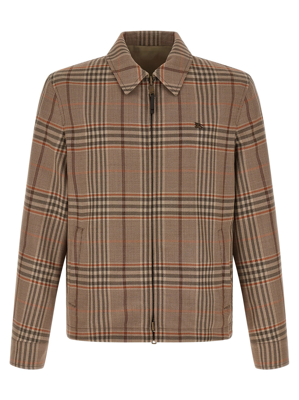 Burberry Beige lange Jacke aus Wolle