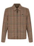 Burberry Beige lange Jacke aus Wolle