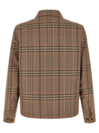 Burberry Beige lange Jacke aus Wolle