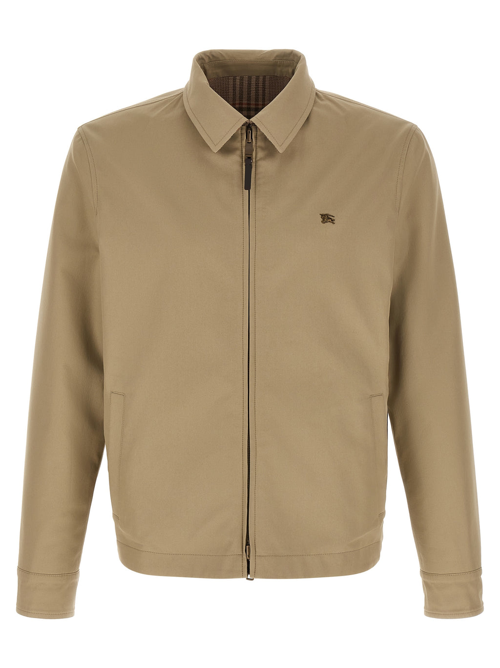 Burberry Beige lange Jacke aus Wolle