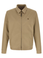 Burberry Beige lange Jacke aus Wolle