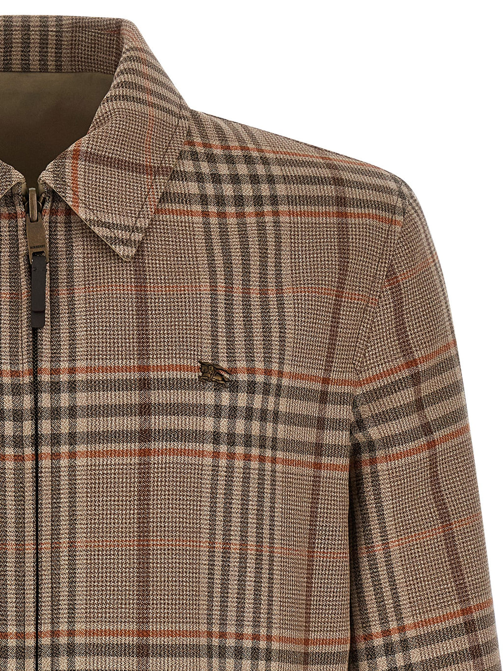 Burberry Beige lange Jacke aus Wolle