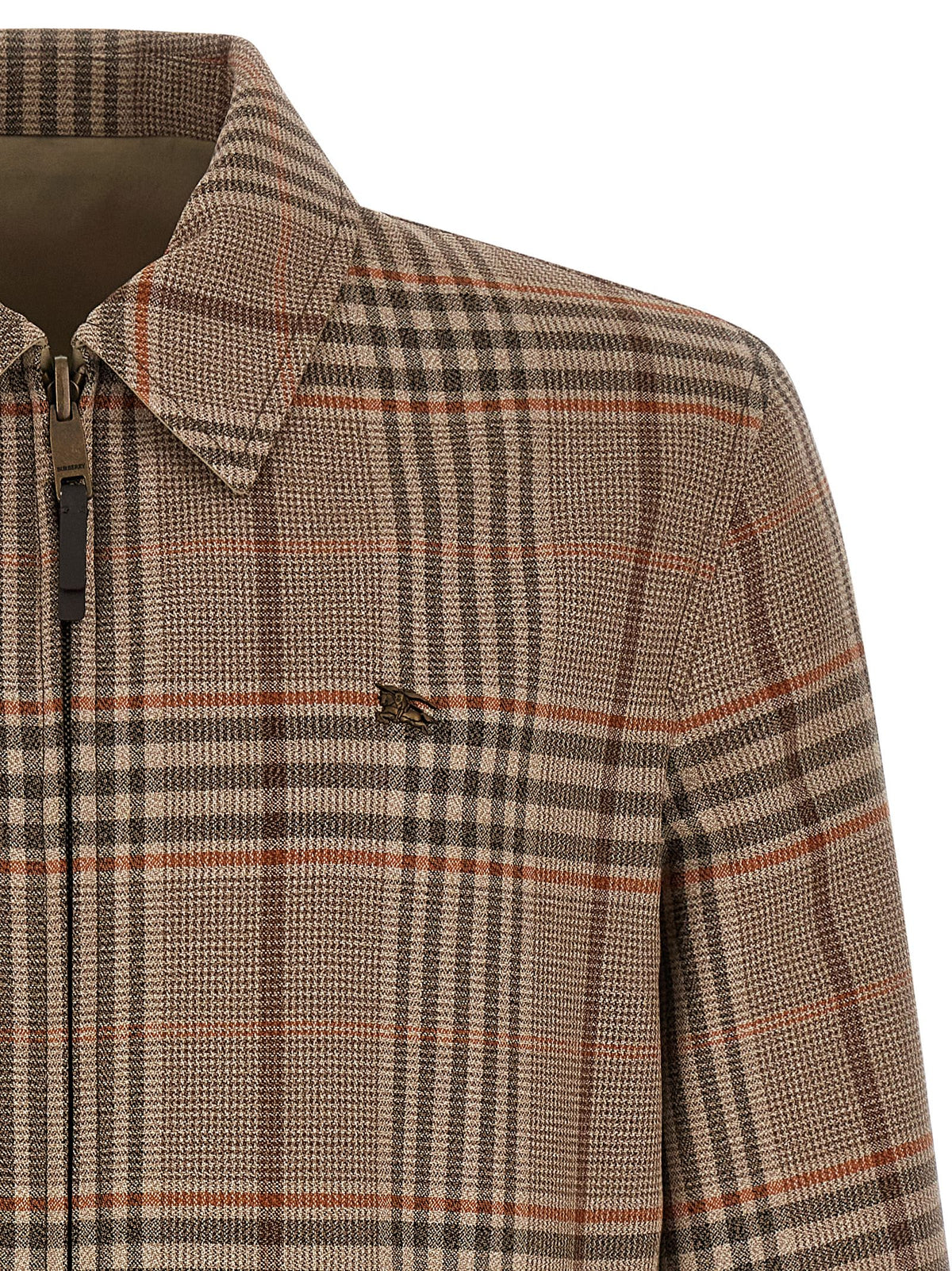 Burberry Beige lange Jacke aus Wolle