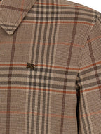 Burberry Beige lange Jacke aus Wolle