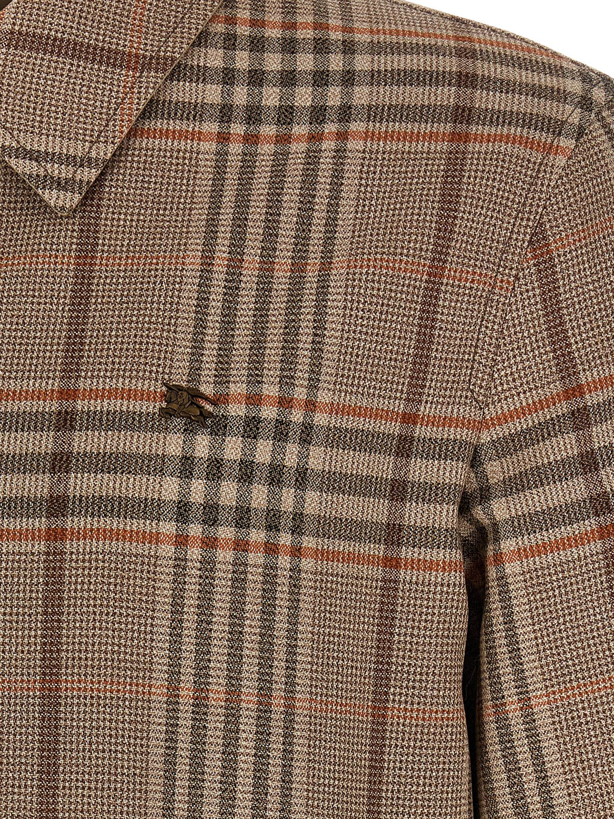 Burberry Beige lange Jacke aus Wolle