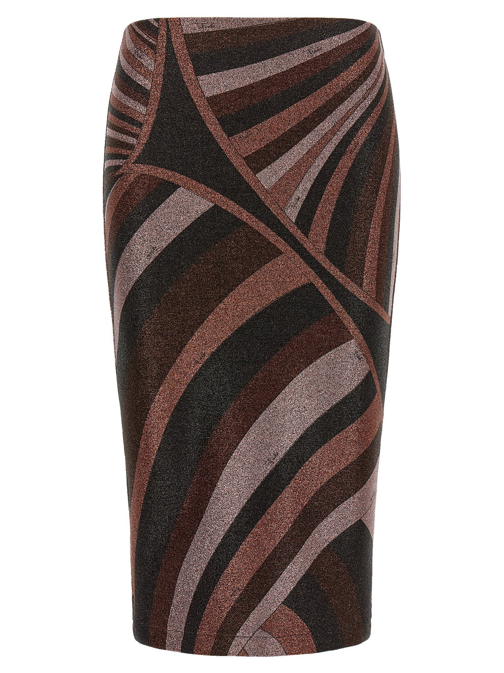 Emilio Pucci Bordeauxroter Midirock