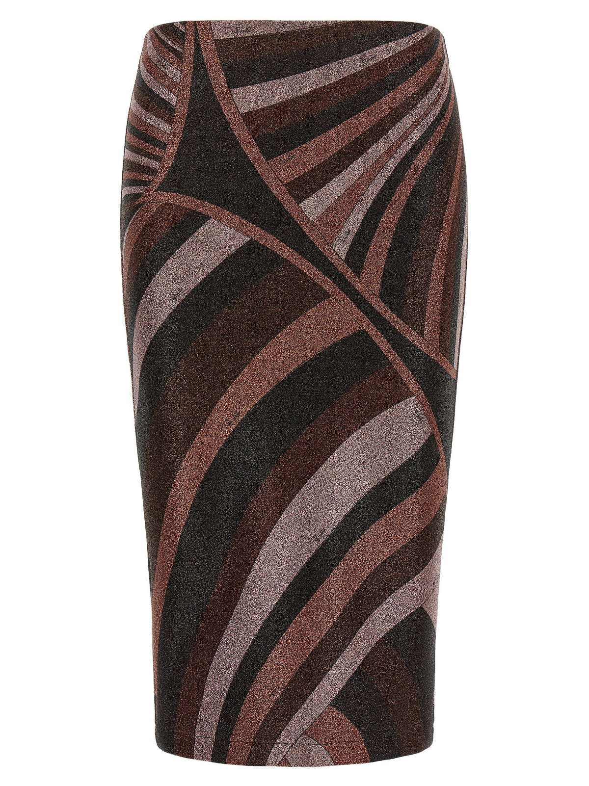 Emilio Pucci Bordeauxroter Midirock