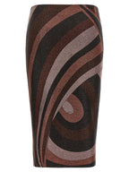 Emilio Pucci Bordeauxroter Midirock