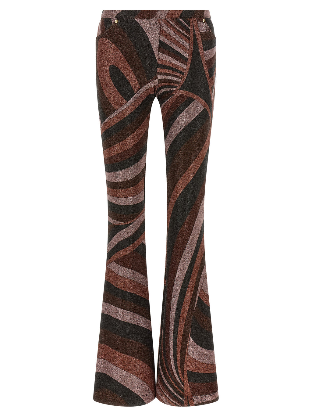 Emilio Pucci Bordeauxrote Schlaghose