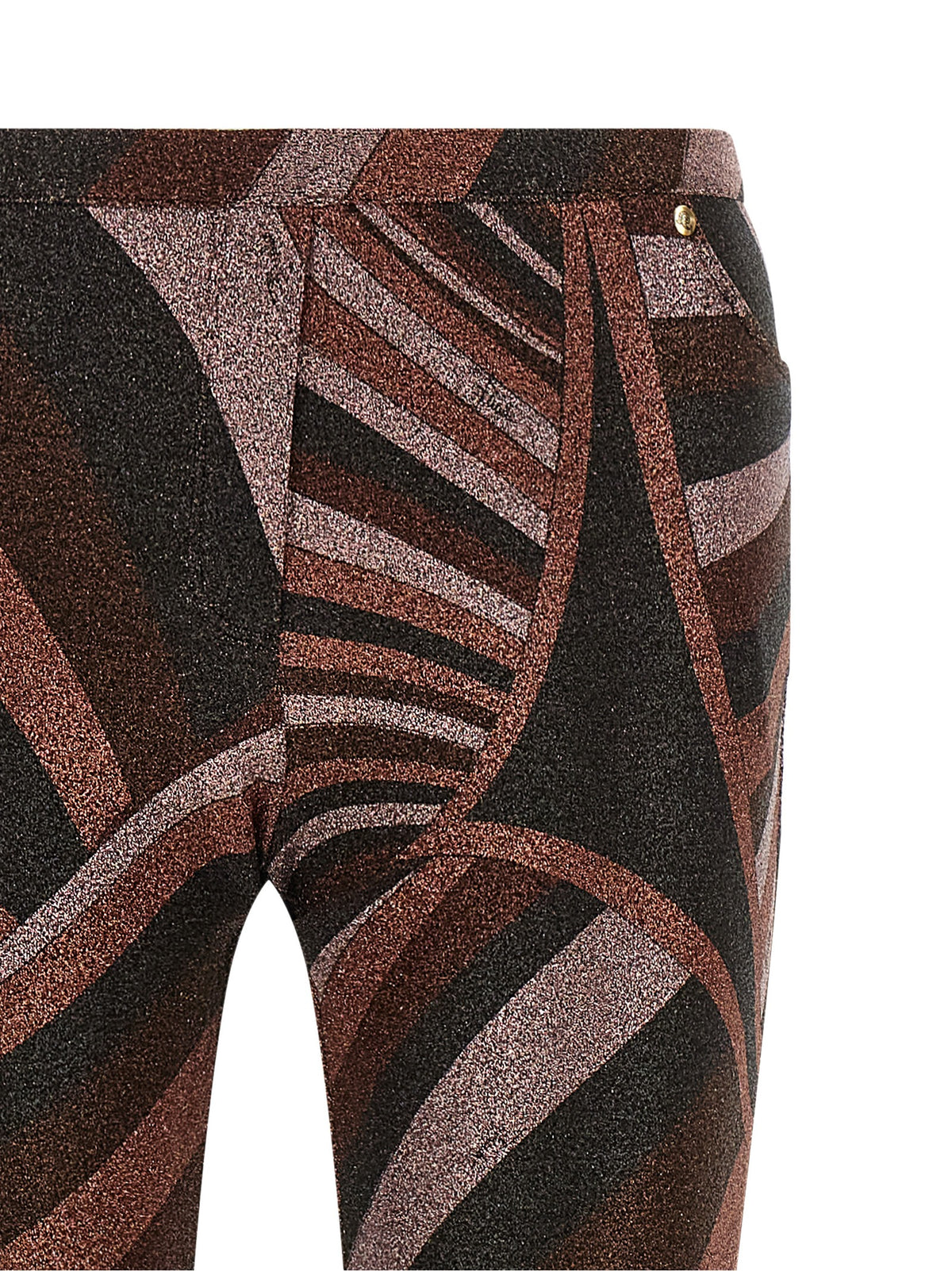 Emilio Pucci Bordeauxrote Schlaghose