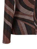Emilio Pucci Bordeauxrote Strickjacke