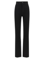Balenciaga Schwarze High-Waist-Jeans