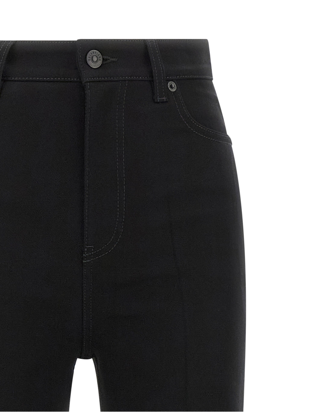 Balenciaga Schwarze High-Waist-Jeans
