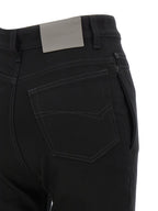 Balenciaga Schwarze High-Waist-Jeans
